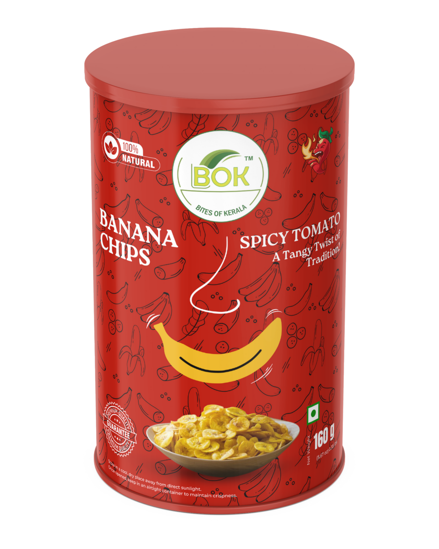 Banana Chips – Spicy Tomato