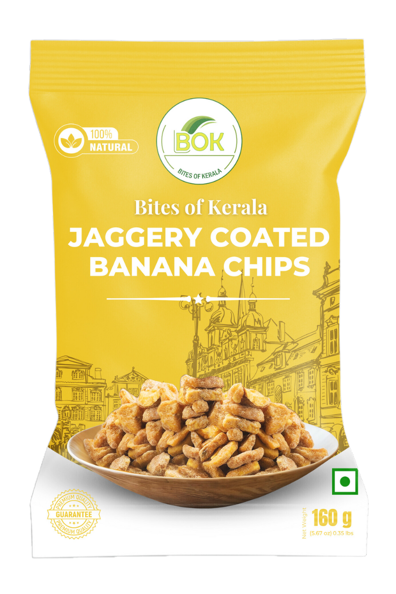 Bites of Kerala - Jaggery Coated Banana Chips