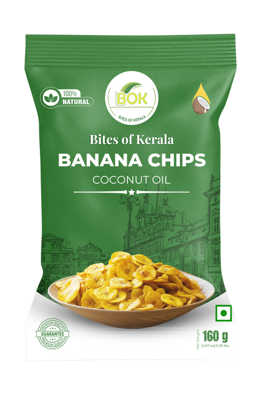 Bites of Kerala - Banana Chips (Coconut Oil)