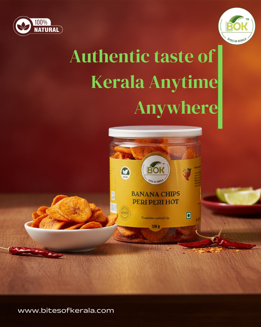 Banana Chips - Peri Peri Hot