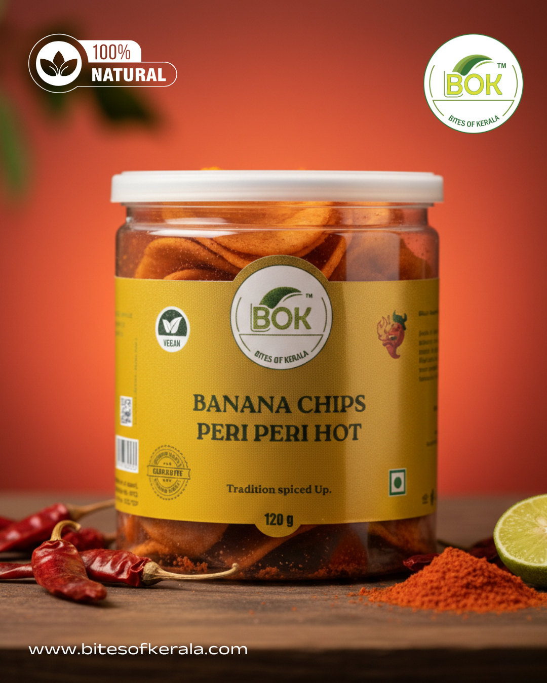 Banana Chips - Peri Peri Hot